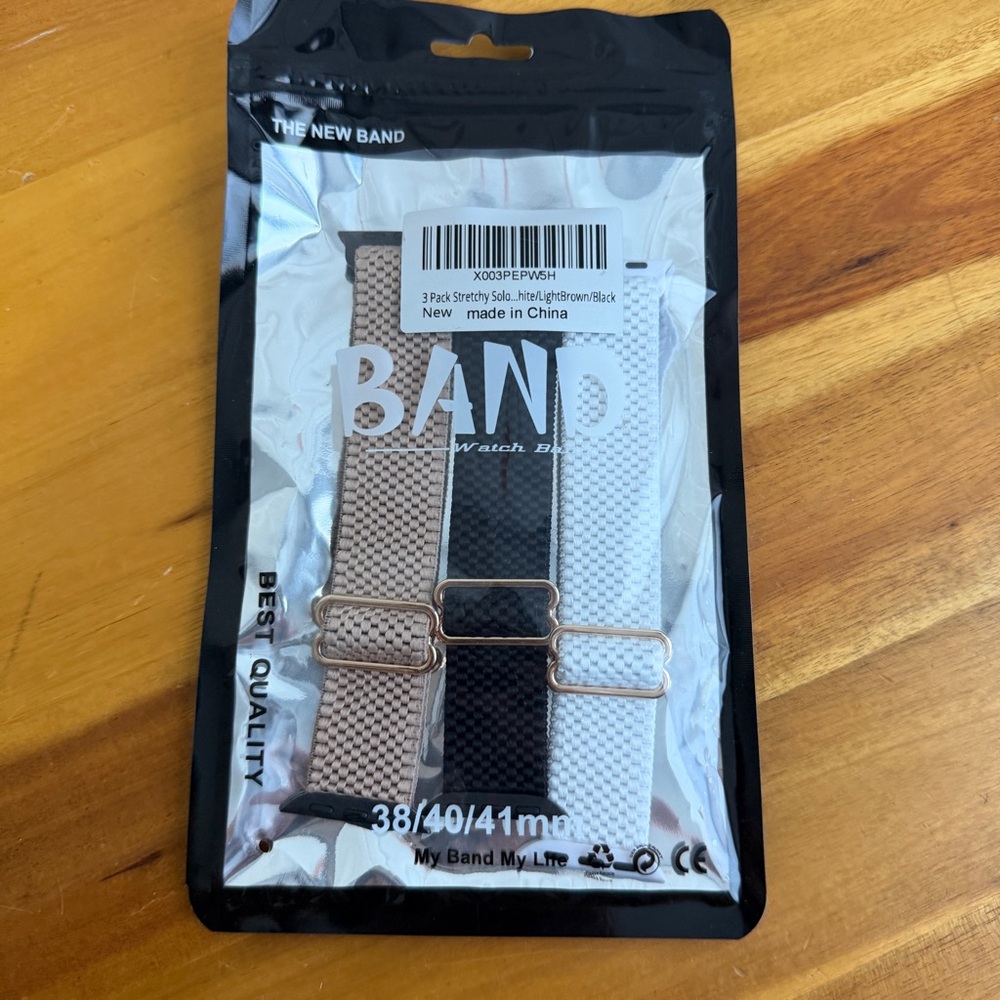 3 pack stretchy watch bands 38/40/41 MM